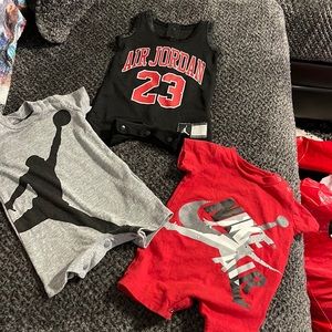 Newborn Jordan rompers